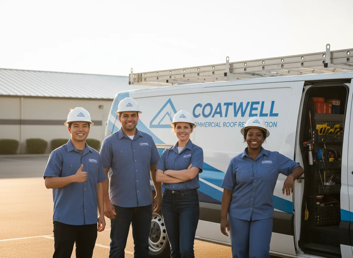 Commercial roof coating company in Weleetka, OK